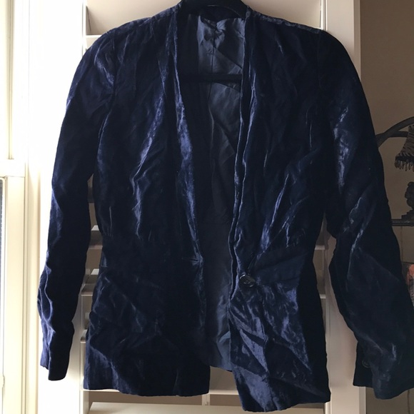 Christian Aujard Velvet Jacket - blue XS - Picture 1 of 2